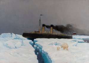 كاسحة الجليد "إرماك" ، 1899 بواسطة S. Tolidze